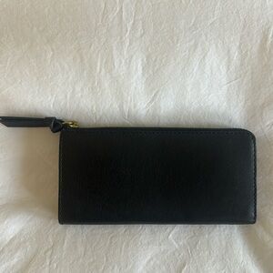 Madewell Leather Zip Clutch